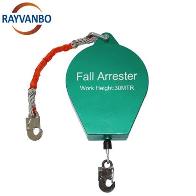 China 3-50m High Strength Self Retracting Lifeline Retractable Hook System Double Fall Interceptor Equipment Anti-fall Safety Device for sale