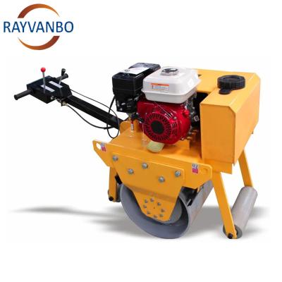 China Building Material Shops 200 - 800kg Mini Single Drum Customized Road Roller for Sale for sale