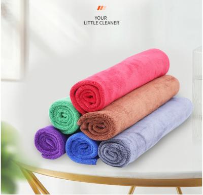 China Sustainable Microfiber Towel Home Kitchen Bathroom Car Dust Cleaning Cloth Microfiber Towel for sale