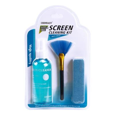 China Mobile Phone Screen Cleaning Kit for LED LCD TV Laptop Monitor and Tablet Screen , Spray Cleaner, screen cleaning liquid for sale