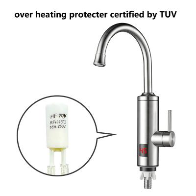 China LED Digital Display Over Heating Protector Electric Heating Tap For Kitchen for sale