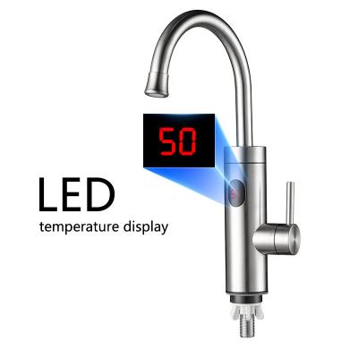 Cina 3s Riscaldamento rapido Rubinetto elettrico istantaneo con display di temperatura a LED Per cucina in vendita