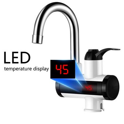 Cina Tappo elettrico senza serbatoio per riscaldamento d'acqua istantaneo con display di temperatura a LED in vendita