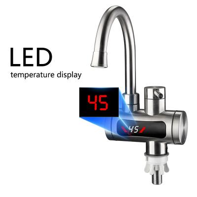 Cina Rubinetto elettrico bagno vasca da bagno rubinetti riscaldatore d'acqua Display digitale LED in vendita