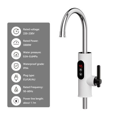 China LED Digital Temperature Display Instant Digital Electric Hot Water Tap for sale