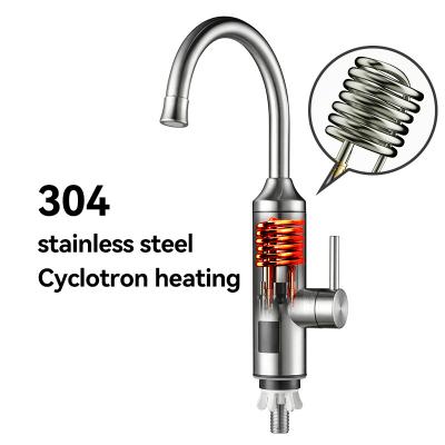 China 3300W 304 Stainless Steel Instant Electric Heating Faucet for sale