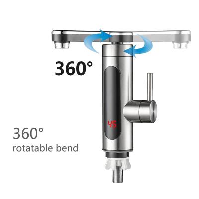 China Bathroom 3300W Instant Electric Water Heater Faucet Tap 360 Degree Free Rotation for sale