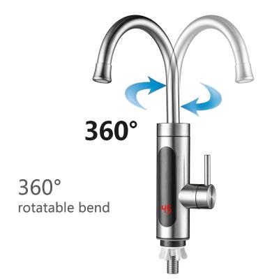 China Instant Electric Instant Water Heater Tap LED Digital Temperature Display for sale