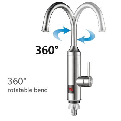 China Kitchen Instant Electric Heating Water Faucet 360 Degree Free Rotation for sale