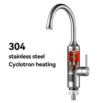 China 3s Instant Tankless 230V 3300W Instant Electric Water Heater Kitchen Tap for sale