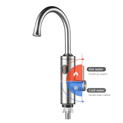 China 3300W 230V CE Hot And Cold Water Dual Use Kitchen Instant Electric Hot Water Heater Faucet Tap for sale