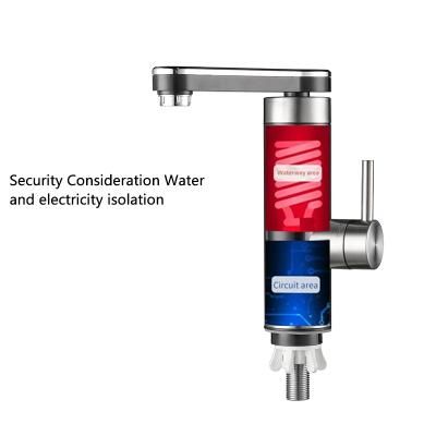 China LED Display Electric Food Three Seconds Quick Instant Hot Water Heater Tap for sale