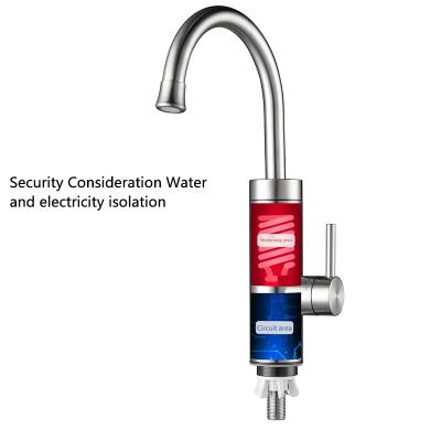 China Cold Warm Adjustable Electric Faucet Water Heater Tap Instant Heating Kitchen for sale