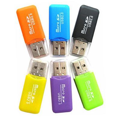 China TF Card USB 2.0 Memory Card Reader Micro USB Adapter For SD Card Micro TF Card Reader for sale