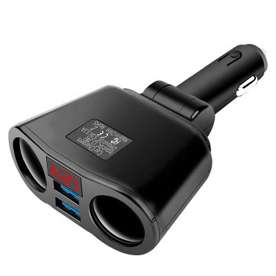 China SUV Off Road Lighter Vehicle Car Adapter 3.1A Dual Splitter Mobile Phone Car Cigarette Socket USB Charger For Phone MP3 DVR Accessories for sale