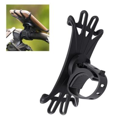 China Lost Flexible Adjustable Silicone Bike Mount 360 Rotation Bracket Anti Bike Bracket Motorcycle Mobile Phone Holder for sale