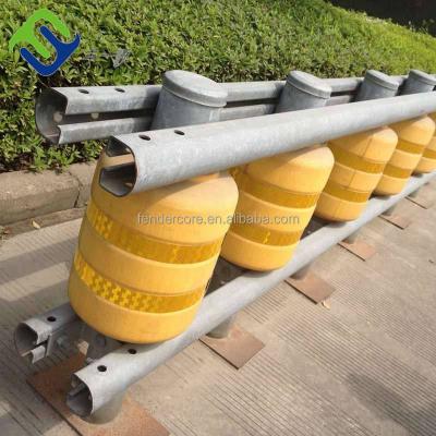 China Roadway Safety Road Crash Cushion Roller Barrier System With Guardrail for sale