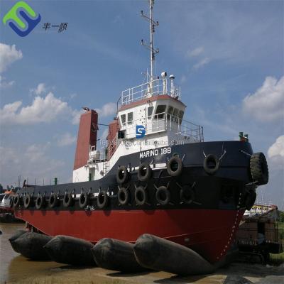 China 6.0m To 24m Dry Dock LCT Ships Barge Boat Pneumatic Rollers , Rolling Balloon for sale