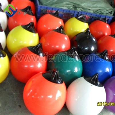 China Customized Size Colorful Pvc Marine Yellow Mooring Buoys for sale