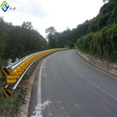 China Durable Factory Price Pavement Safety Road Barrier Crash Rolling Guardrail Roller Barrier for sale