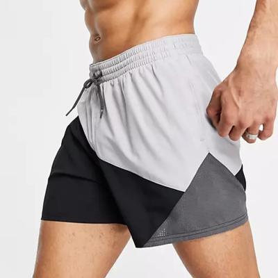 China Anti-Wrinkle 2021 Summer Style Mens Shorts Color Block Design High Quality Custom Running Shorts for sale