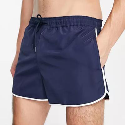 China Wholesale Plain Back Pocket Men's Solid Color Shorts Anti-wrinkle Summer Shorts Custom Logo Swim Shorts for sale