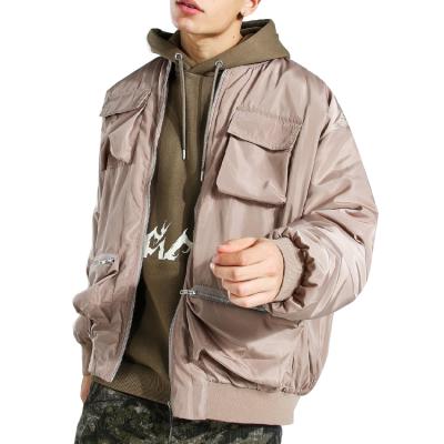 China Custom Regular Length Long Sleeve Bomber Jacket Viable For Men for sale