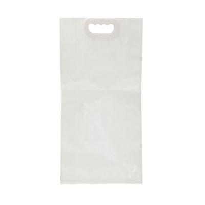 China Moisture Proof Custom 10kg 5kg Plastic Flat Bottom Rice Bag 10l Stand Up Rice Bag With White Handle for sale