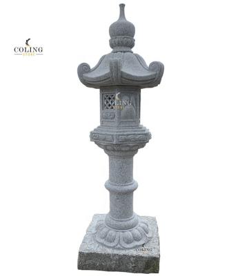 China Asian Hand Carved Chinese Stone Lanterns Garden Stone Lanterns for sale