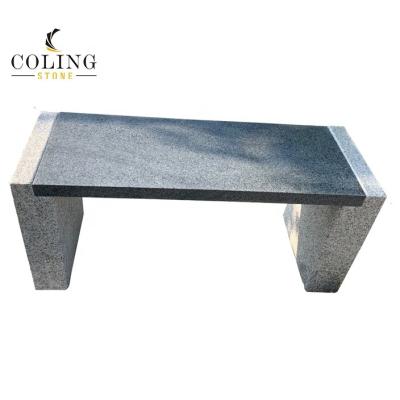 China Factory Wholesale Modern Outdoor Garden Granite Stone Table Benches Park Bench For Sale for sale