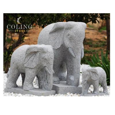 China SD002 Features Decoration Garden Ornamentive Landscaping Elephant Sculpture Stone Carving Stone Large Elefant Statues for sale