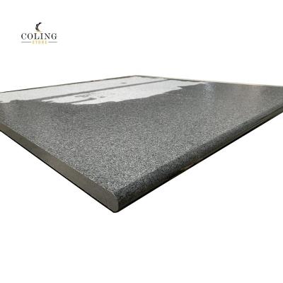 China Modern Black Bullnose Edge Bullnose Modern Pool Tile G654 Padang Padang Dark Pool Facing For Villa Natural Stone for sale