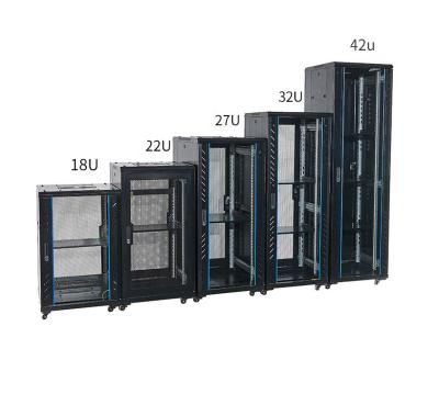 China Stock 4u 6u 9u 12u 15u 18u 22u 27u 32u 37u 42u 47u Server Room Network Switch Rack Cabinet for sale