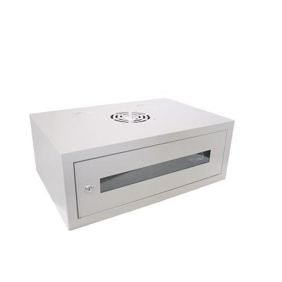 China Wall Mount Locking Network Cabinet 6U Data Rack Cabinet with Cooling Easy Installation for sale