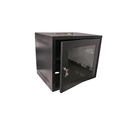 China Removable Side Panel Server Room Wall Mounted Double Section Network Rack Cabinet 4U 6U for sale