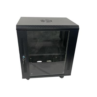 China 6U Network Rack Wall Mount with Glass Door Stock and Two Locking Keys Included for sale