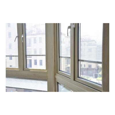 China Durable Minetal aluminum windows with interior triple glass blind between glass blinds for sale