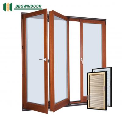 China Waterproof Minetal Customized High Quality Aluminum Heat Insulation and Noise Control Frame Bi-ply Door Waterproof and for sale