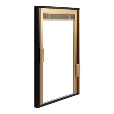 China Traditional Minetal Vertical Blinds Aluminum Window Shutter Between Glass Blinds for sale