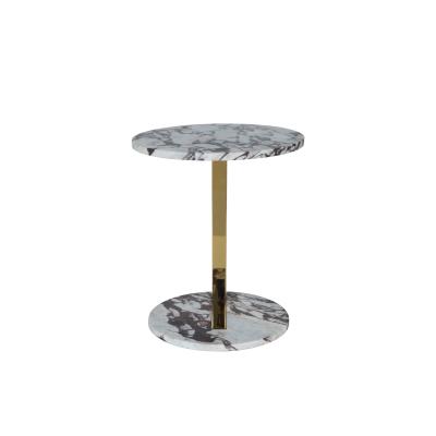 China Best Selling Contemporary Luxury Stone End Stone Side Natural Marble Stone Tables Variety Natural Marble End Table for sale