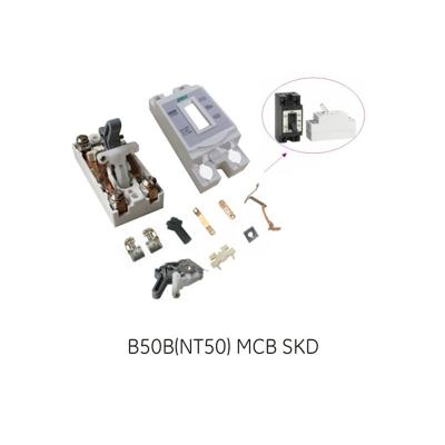 China High Level Circuit Breaker Factory Supply 1P 63A Mini Silver White Copper OEM Plastic Silvery Copper Parts Color Break Original Material Mechanical Type for sale