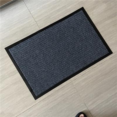 China Washable The World Home Business Water Absorption Double Stripe PVC Floor Best-Selling Classic Non-Slip Mat for sale