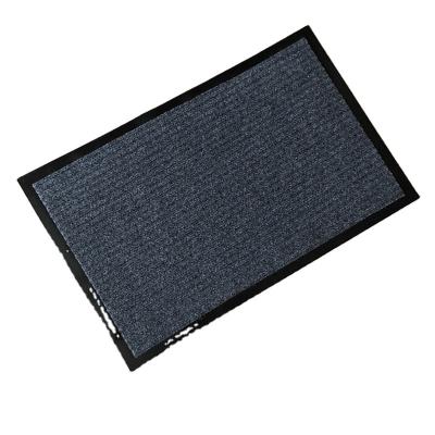 China Washable The World Home Business Water Absorption Double Stripe PVC Floor Best-Selling Classic Non-Slip Mat for sale