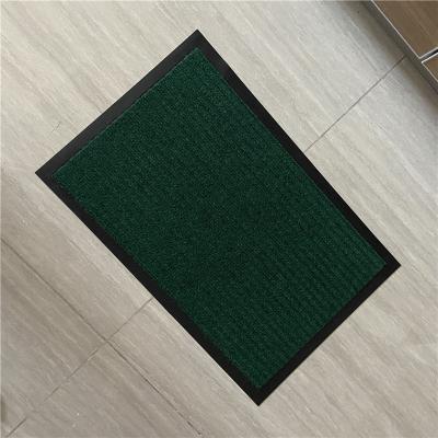 China Washable World Best Seller Classic Home Decorate Business Double Stripe PVC Floor Mat for sale