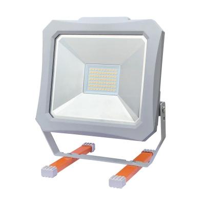 China Warehouse 6000 Lumens IP65 SMD Portable Flood Lights Fish H Stand Adjustable LED Work Light for sale