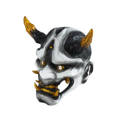 China Decorate Competitive Price Halloween Party Outdoor Wear Masks Craft Thrillingness Devil Masks Resin Craft for sale