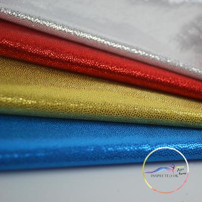 China Metallic Thicker Stage Cloth Foil Fabric Wedding Dance Dedicated Cosplay Fabrics Diy 2021 Garment Cloth Costume for sale