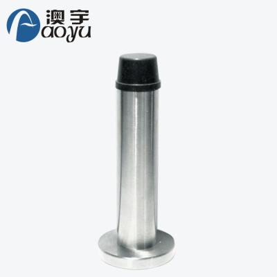 China Modern High Quality Wall Mount Black Rubber SUS304 Magnet Door Dust Stopper For Glass Door for sale