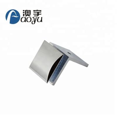 China Modern High Quality 90 Degree 304 Stainless Steel Single Straight Shower Door Clamp For Glass Door for sale