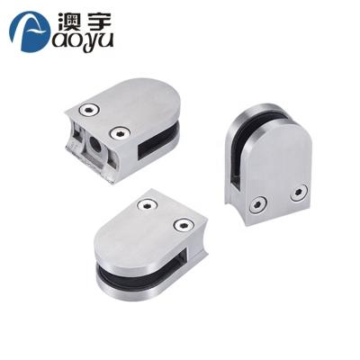 China Modern Wholesale High Quality 304 Wall Mount Stainless Steel Bracket Stair Clamp Glass Railing for sale